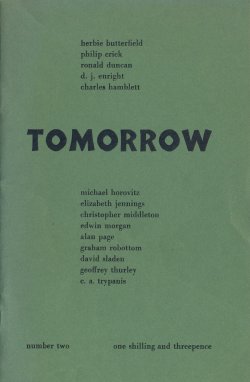 Tomorrow, no. 2, edited by Ian Hamilton